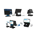Advanced Commercial POS Equipment Featuring Touchscreen Monitors Receipt Printers Barcode Scanners And Terminals