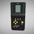 Game machine Tetris handheld brick game machine handheld game machine Nintendo red and white machine low face number low model simple model game film and television level realism 3d model