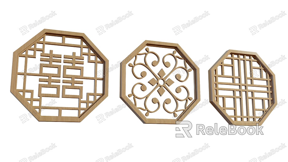 New Chinese style window grilles model