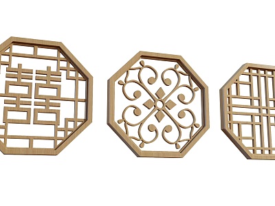 New Chinese style window grilles model