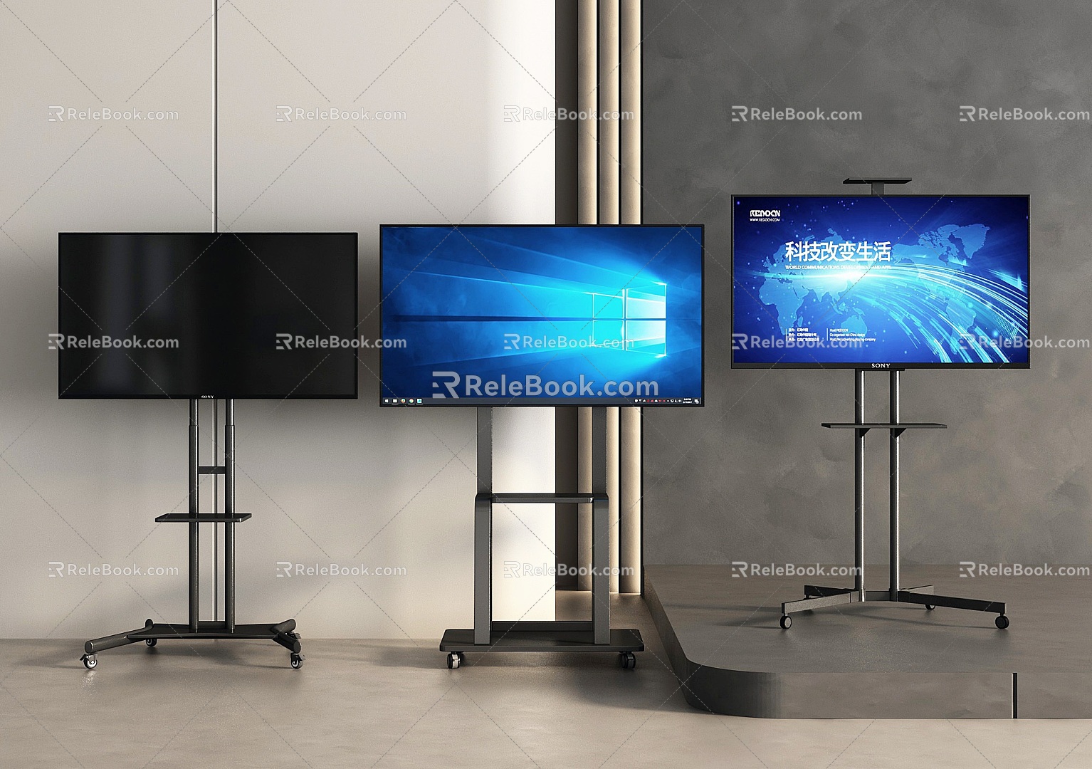 TV TV Conference TV Mobile TV Stand TV Mobile TV 3d model