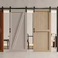 Various Styles Barn Doors In Wooden And Neutral Tones For Interior Spaces