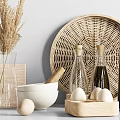 Elegant Modern Tea Set Display With Ceramic Cups Wooden Accessories And Glass Teapot