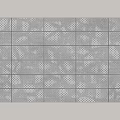 Modern Decorative Wall Panels With Intricate Perforated Patterns And Metallic Finish 3d model
