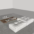 Wooden And Black Round Coffee Tables With Decorative Items Books And Vase In Living Room
