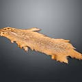 Soft Natural Animal Fur Decorative Rug For Home Living Room Decoration