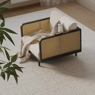modern leisure chair 3d model