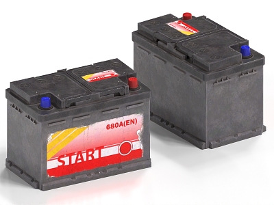 Car Battery Lithium Iron Phosphate Lithium Battery 3d model