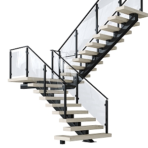 Modern Stairs 3d model