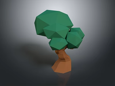 Modern Cartoon Tree Big Tree 3d model Modern Cartoon Tree Big Tree 3d model