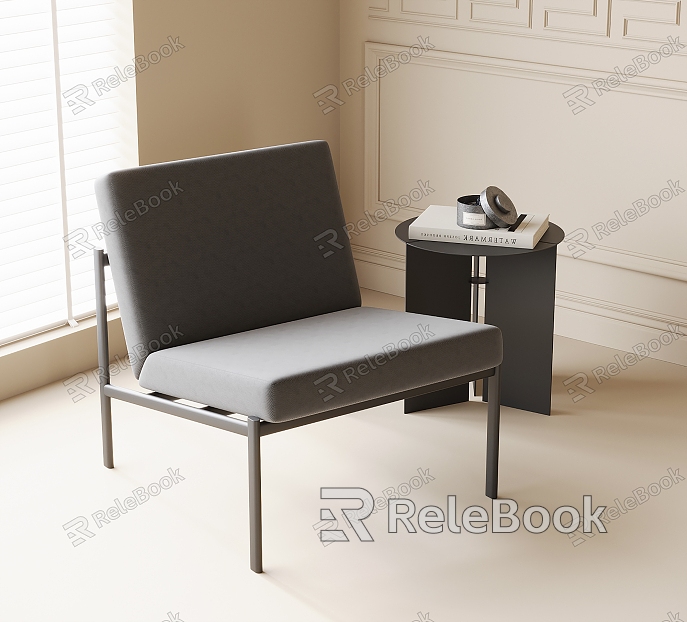 Modern Leisure Chair Single Chair Side Corner model