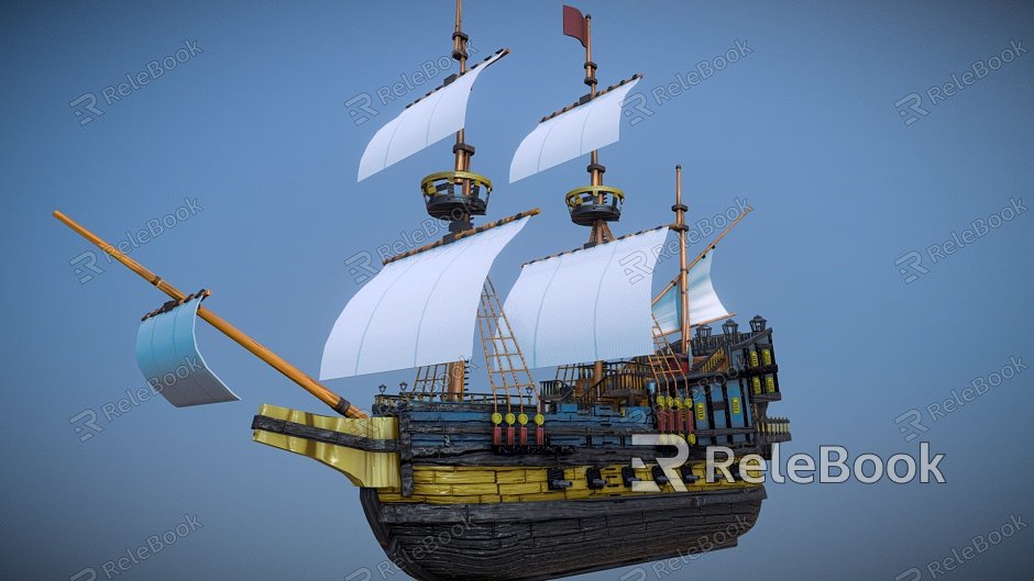 pirate ship destroyer model