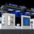 Sunsun CEEP Exhibition Booth With Modern Design LED Screens And Lighting