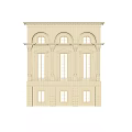 building exterior window 3d model
