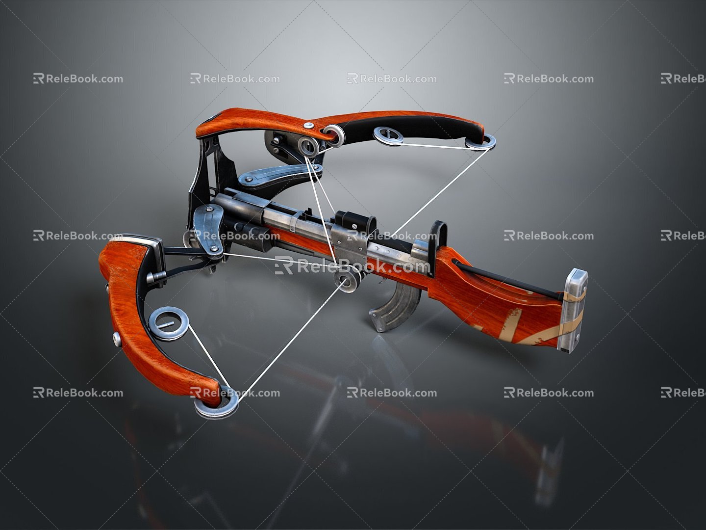 Crossbow Crossbow Crossbow Crossbow Mechanical Crossbow Shift Bow and Arrow Shoot Far Equipment Weapons High-tech Crossbow 3d model