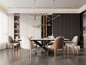 Modern Restaurant 3d model