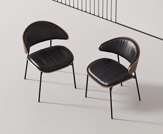 Modern single chair 3d model