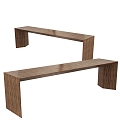 Modern bench 3d model