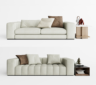 Modern double sofa 3d model