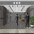 Modern Clothing Store Interior With Mannequins Clothing Racks Displayed Clothes And Lighting Design