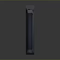 Sturdy Metal Security Door With Digital Lock And Anti Pry Frame In Silver Finish