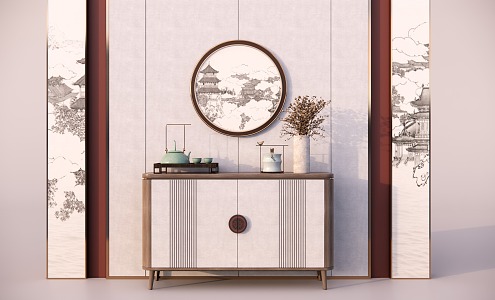 New Chinese Sideboard 3d model