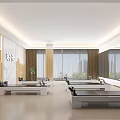 Bright Yoga Practice Room with Hammocks Mats Wooden Walls Large Windows and Mirrors