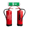 Fire hydrant fire extinguishing safety indicator escape indicator light 3d model
