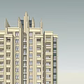 Modern High Rise Residential Buildings Aerial View With Community Greenery And Landscaping
