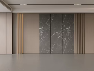 Modern Simple Sofa Background Wall Modern Decoration Balcony Cabinet Living Room Cabinet Wood Decorative Background Wall 3d model