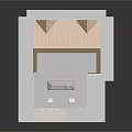 Two Story House Featuring Mixed Material Facade Sloped Flat Roof Large Glass Windows Front Steps