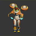 Robot Assistant Small Robot Butler Robot Butler Figure Game Figure 3d model