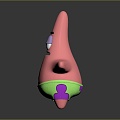 Patrick Patrick Spongebob Starfish Mollusks 3d model