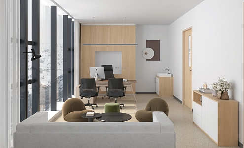 Administrative Office 3d model