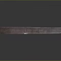 Long Textured Metal Household Item Placed On Smooth Black Surface For Daily Use