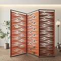 Giorgetti screen hollow partition 3d model