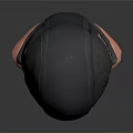 Tactical Weapon Gear Head Model With Gray Hood Green Goggles And Neck Protective Gear