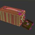 Military Weapon Accessory With Green Casing Portable Handle Heat Sink And Open Small Compartment