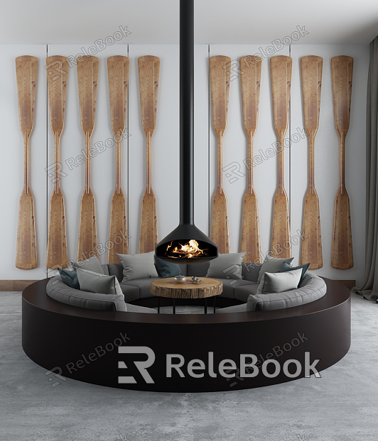 modern stove fireplace model