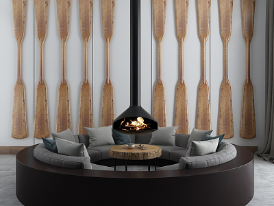 modern stove fireplace model