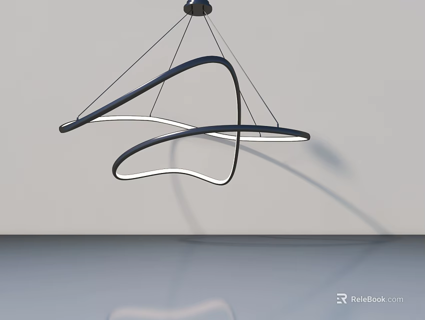 Modern Interior Design Featuring White Hinged Door With Glass Panel And Frame 3d model