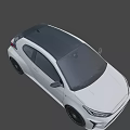 White Toyota Two Door Sports Car with Red Background Black Wheels and Sporty Design