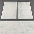 Vintage Square Carpet Square Carpet 3d model