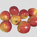 Fresh Red Ripe Juicy Apples Healthy Organic Natural Nutritious Fruits