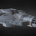 Sci Fi Spaceship 3D Model With Detailed Exterior And Futuristic Design