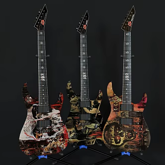 Guitar 3d model