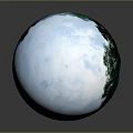 Modern Forest Sky Box Forest Background Game Environment 3d model