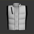 Vest waistcoat cotton waistcoat down waistcoat down jacket thick waistcoat winter coat cotton coat 3d model