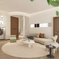 Elegant Modern Reception Desk Interior With Marble Counter Soft Tones And Minimalist Decor