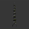 Traditional Chinese Pagoda Architecture With Multi Tiered Structure Green Roofs And Moss Covered Design